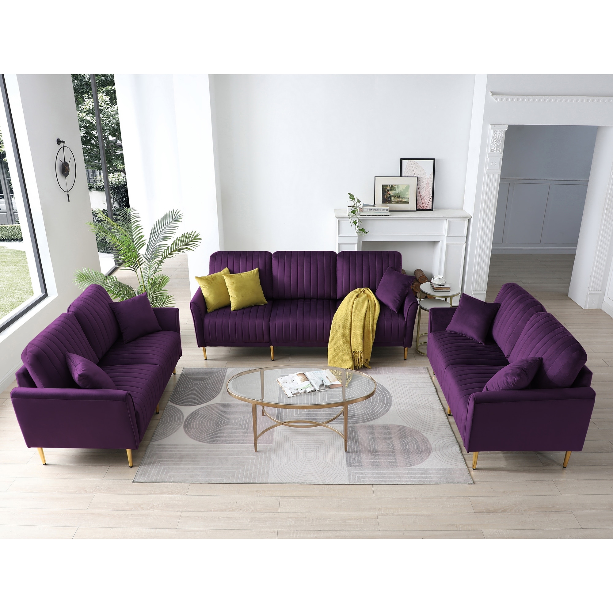 Purple Pattern Sofas Bed Bath Beyond